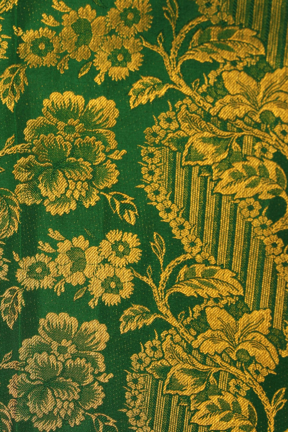 Image of Kanchipattu Brocade Green Saree